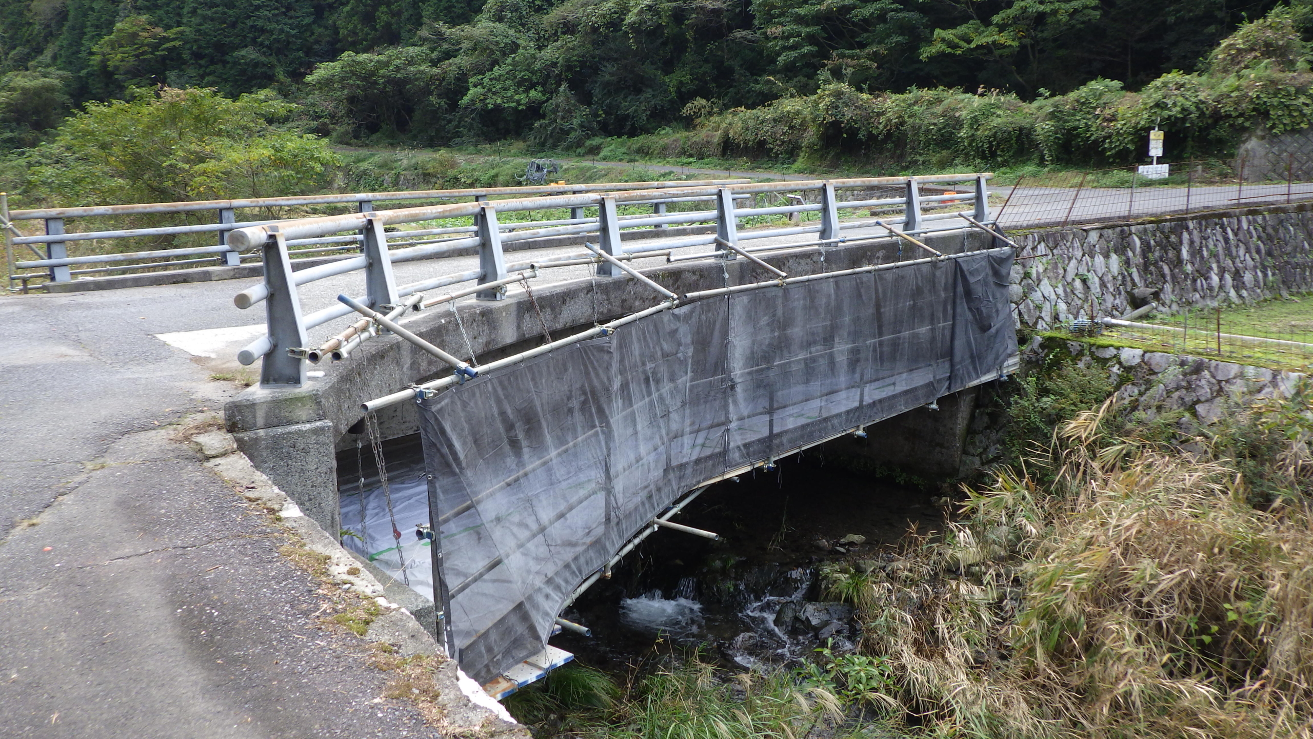 市道六呂師2号線（落合橋）修繕工事 サムネイル